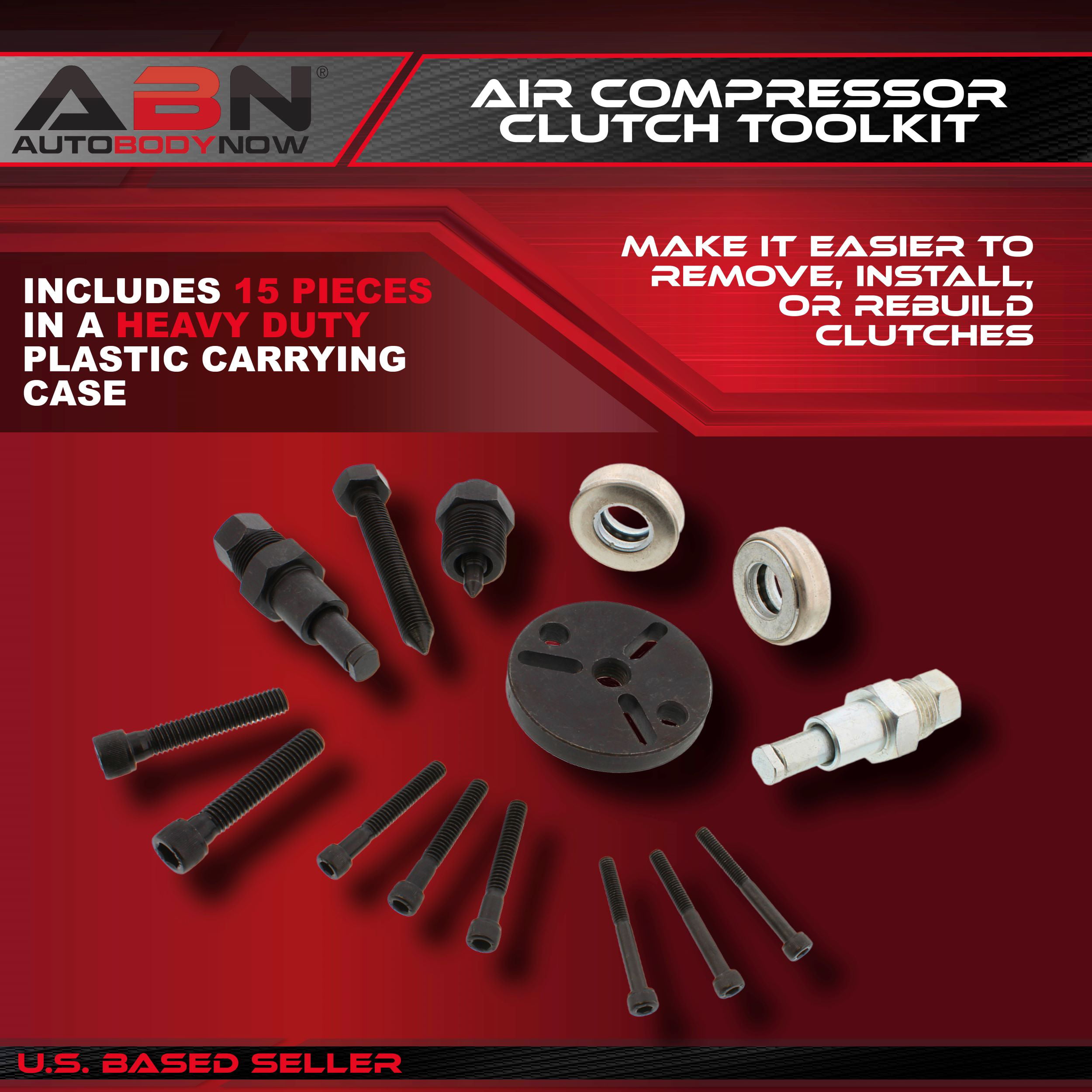 ABN Air Conditioning Compressor Clutch Removal AC Tool Kit for GM Ford  Chrysler 