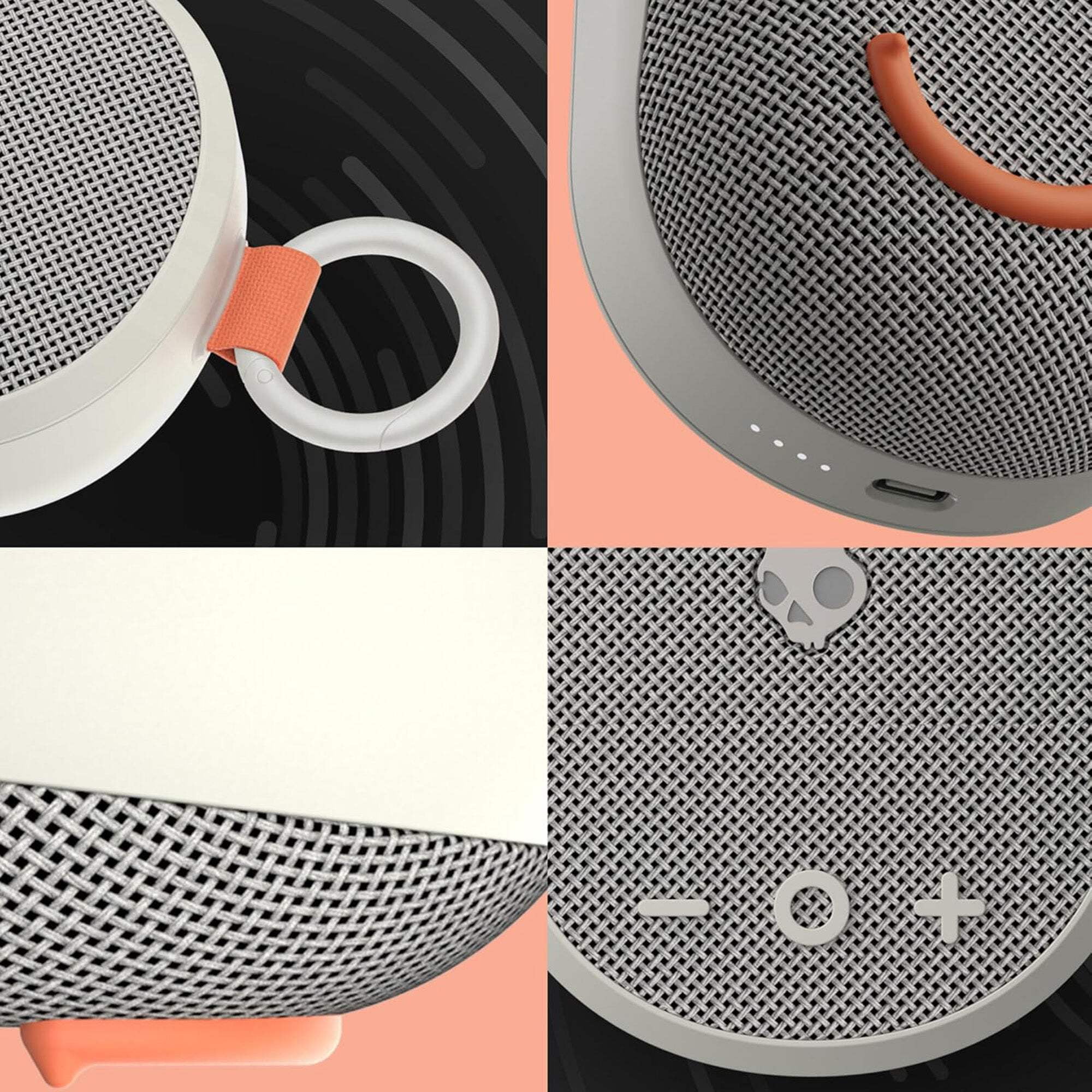 Skullcandy Kilo Bluetooth Speaker, IPX7 Waterproof Mini Speaker, 24 Hour Battery, True Wireless Pairing, Outdoor Use