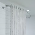 thumbnail image 2 of Croydex Luxury 78.5" Adjustable Curved Shower Curtain Rod, Maximises Space, Prevents Curtain Cling, 2 of 7