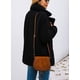 thumbnail image 5 of Abrigo PRETTYGARDEN Oversized de Sherpa y Piel Sintética Negro Talle S, 5 of 5