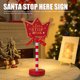 thumbnail image 5 of Decoración de Navidad Santa Santa Here Hole Signo, iluminación Cálido de Batería Compacta Santa Stain aquí Fit Party, 5 of 7