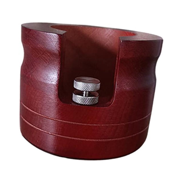 Soporte de portafiltro Espresso, piezas de máquina de café de madera, soporte de portafiltro Espresso, Base, estación de Espresso para restaurante 51 mm Sunnimix Almohadilla de manipulación de espresso