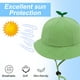 thumbnail image 4 of Sombrero de pescador para niños de 6 a 18 meses con circunferencia de la cabeza de 48 a 50 cm, sombrero de lavabo para niños y niñas, lindo sombrero para el sol con dibujos animados, 4 of 5