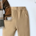 thumbnail image 5 of Splozh Newborn Photography Outfits Boy Cute, Toddler Baby Boys Plaid Long Sleeve Hoodie Sweatshirt Jogger Pants Set,Khaki,2-3 Years, 5 of 5