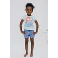 thumbnail image 2 of Disney Princess Ariel Toddler Girls T-Shirt and Chambray Shorts Outfit Set Infant to Big Kid, 2 of 5