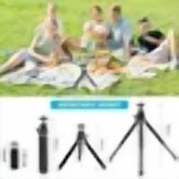 CIRCLE- Mini Tripod For Webcam And Phone Metal Extendable Webcam Stand