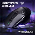 thumbnail image 2 of Logitech G502 X Lightspeed Wireless Gaming Mouse - LIGHTFORCE Hybrid Optical-Mechanical switches, Hero 25K Gaming Sensor, Compatible with PC - macOS/Windows - Black, 2 of 5