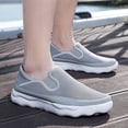 thumbnail image 2 of Men's S𝗅ip On L𝗈afers Shoes Breathable Lightweight Knit Mesh Sneakers Comfortable Laceless Shoes for Travel, Casual Walking Athlet𝗂c Shoes Wide Width Driving Shoes, 2 of 6