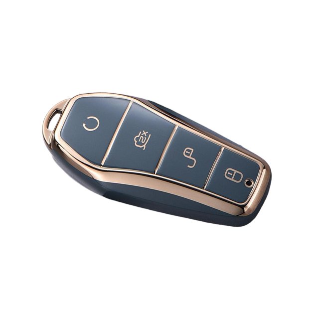 maskred Impact-resistant Car Key Case Waterproof Easy Installation Key Case Cover Max Easy Operation Gray Standard 1Set