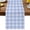 Blue, variant on Yellow Plaid Dining Table Runner, Country Rustic Farmhouse Classic Minimalist Checkered Washable Table Runners Kitchen Coffee Table Center Decor for Home Party Holiday Wedding 13 x 36 Inches