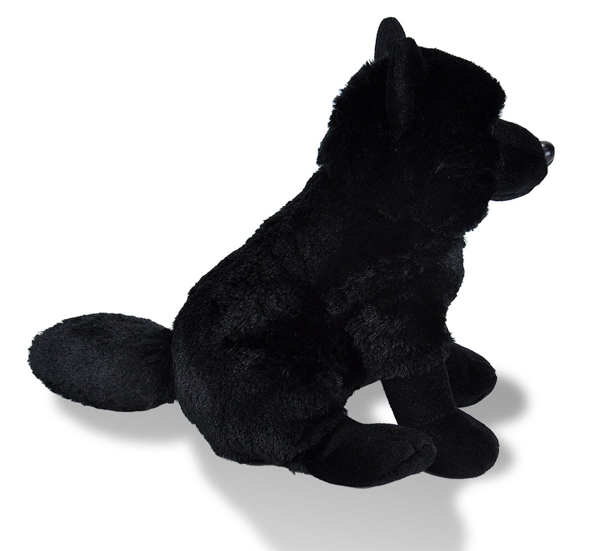 Cuddlekins Wolf Plush Stuffed Animal by Wild Republic, Kid Gifts, Zoo  Animals, Black, 12 Inches 