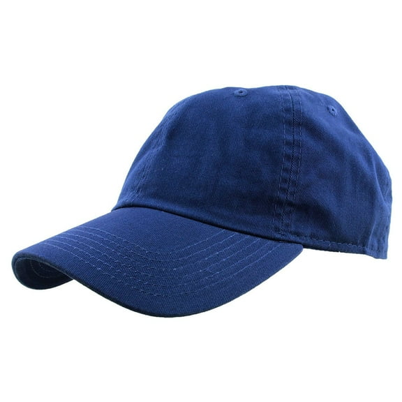 Falari Baseball Cap Hat 100% Cotton Adjustable Size Royal