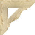 thumbnail image 3 of Ekena Millwork 4"W x 18"D x 18"H Funston Slat Rough Sawn Bracket, Douglas Fir, 3 of 4