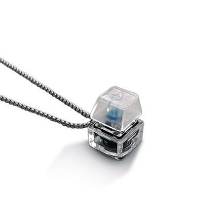 

Anti Stress Couple Pendant with Light Mechanical Keycap Necklace Gift for Friend