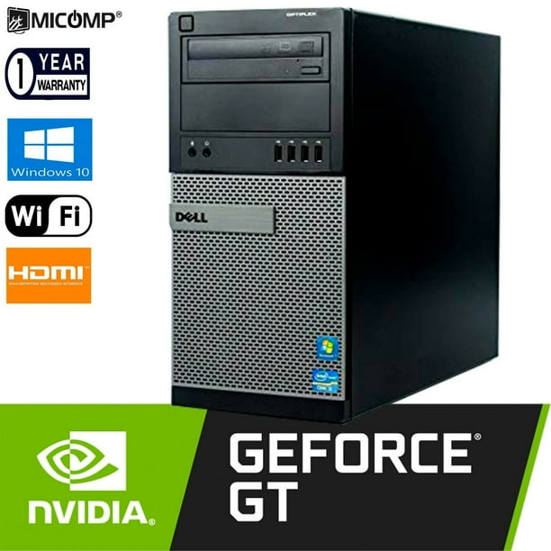 Dell Gaming Computer Nvidia GT 1030 Video Core i5 3.2Ghz 8Gb 500Gb