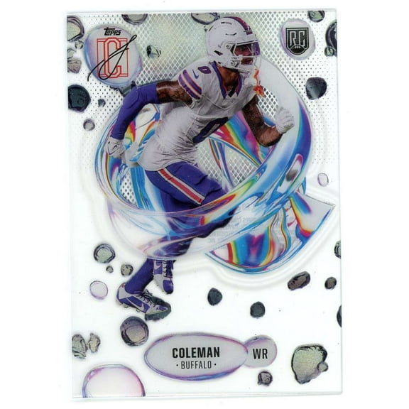 NFL 2024 Topps Signature Class Football Fluidity Keon Coleman F-12 (Rookie)