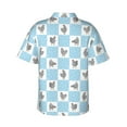 thumbnail image 3 of Picia Funny Chicken Gentle Cotton Regular Fit Short Sleeve Casual Hawaiian Shirt for Men-3X-Large, 3 of 9
