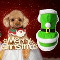 thumbnail image 3 of 1Pc/1 Set Dog Christmas Costume, Dog Christmas Outfit with Hat Dog Santa Costume Cat Santa Claus Suit for Small Dogs Cats Outfits Christmas Holiday Parties, 3 of 7