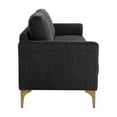 thumbnail image 4 of Studio Living Mayfield Modern Sofa, Black Woven Fabric, 4 of 10