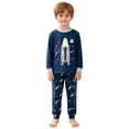 thumbnail image 4 of CAICJ98 Boys Pajamas Planet Pjs Set Long Sleeve Toddler Kids Soft Cotton 2 Piece Sleepwear (6-7 Years,Navy), 4 of 9