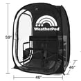 thumbnail image 3 of WeatherPod® The Original Shark Tank MyPod™ 2XL Cápsula emergente para 1-2 personas - Manténgase abrigado, seco y fuera del sol - Cápsula meteorológica para deportes, lluvia o viento - Fácil de instala, 3 of 3