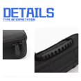 thumbnail image 3 of EVA Waterproof Watch Organizer Case - Oxford Cloth Travel-Friendly Storage Pouch with Multi-Compartment Design, Shockproof & Scratch-Resistant, Holds 3 Watches, Black Color, 3 of 6