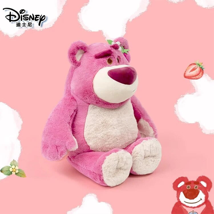 Disney Toy Story Lotso Ours en Peluche Kawaii Fraise Jouets en