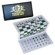 Mini jeu d'échecs de poche magnétique de WE Games - 6 x 3,25 po