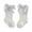 Gray, variant on Baby Girls Knee High Socks Bow Long Stockings Infants Toddlers Ruffled Socks School Uniform Leggings
