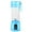 Blue, variant on One-Handed Portable Blender, Mini Blender USB Rechargeable Juicer for Kids Food, Gym, Travel