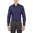 thumbnail image 2 of Van Heusen Mens Dress Shirt Fitted Poplin Solid 18.5 Neck 36-37 Sleeve Persian Blue, 2 of 5