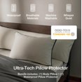 thumbnail image 4 of Almohada corporal Coop Home Goods 51 x 137 cm de espuma viscoelástica ajustable, 4 of 9