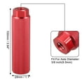 thumbnail image 6 of Unique Bargains 1Pair Aluminum Alloy BMX MTB Bike Bicycle Rear Foot Pegs Footrests Red Fit 3/8 Inch Axles Red, 6 of 7