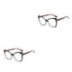 thumbnail image 4 of Jumpingount Gafas de ojo de gato TR90 con estampado de leopardo para mujer, gafas de gran tamaño, gafas antiluz azul para óptica Type1 NO1, 4 of 6