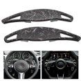 thumbnail image 2 of 2pcs Abs Water Transfer Shift Paddles Paddle Shifter Paddles Shifters Car Car Styling Accessories Plastic Shifter Steering Wheel Modified Shift Paddles, 2 of 8