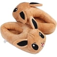 thumbnail image 2 of Pantuflas de felpa de Eevee lindas de dibujos animados marrones, pantuflas para el hogar, pantuflas de algodón de anime, pantuflas de invierno, 2 of 5