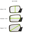 thumbnail image 5 of Fits 01-03 Rav4 Left Driver Side Replacement Mirror Glass Lens w/Adhesive USA, 5 of 6