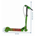 thumbnail image 4 of Scooter Patín Del Diablo Plegable The Baby Shop de 3 llantas y altura ajustable Verde -, 4 of 7