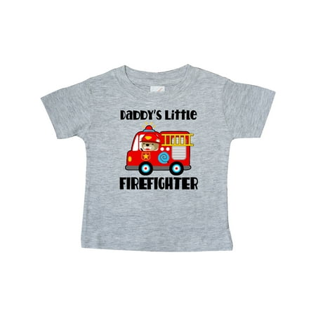 

Inktastic Daddys Little Firefighter Gift Baby Boy or Baby Girl T-Shirt