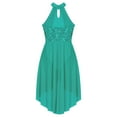 thumbnail image 4 of YONGHS Kids Girls Shiny Sequin Lyrical Dance Dress Modern Dancewear, 4 of 7
