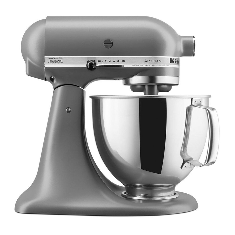 KitchenAid Refurbished 5Quart Artisan TiltHead Stand Mixer Matte Grey