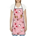 thumbnail image 3 of Pofeuu Gnome With Heart Print Aprons with Pockets, Cute Aprons for Kitchen, Cooking, Server, Barber, Chef Apron, 3 of 7