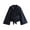 Navy, variant on Summer Tops, Womens Shirts, Elegant Women's Button Down Long Sleeved Shirt with Lace Up Design for Stylish Comfort and Versatility