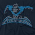 thumbnail image 2 of Batman Wing of The Night Women's T Shirt, Navy, Medium, 2 of 6
