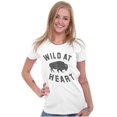 thumbnail image 3 of Wild At Heart Buffalo Inspirational Womens Slim Fit Graphic Tee Brisco Brands M, 3 of 5