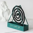 thumbnail image 3 of kowaku 4xWrought Iron Coil Holder Holders for Living Room Garden Triangle Green 4 Pcs, 3 of 9
