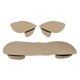 thumbnail image 3 of de Asientos de Coche, Funda Asiento para Delantero y Trasero, Accesorios Coches Interior Decoracion Beige, 3 of 9