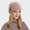 A111 Pink, variant on Slouchy Beanies for Women Chemo Headwear Ribbed Crossed Chunky Cable Knit Snow Ski Skull Cap Knitting Skull Beanies Warm Fleece Lined Fun Daily Wear Black One Size