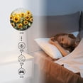 thumbnail image 3 of Round Wall Clock,Field Full Of Sunflower Flowers On Sunny Day,Silent Non-Ticking Wall Clock Decor for Home Office Kitchen Living Room Bedroom(10inch), 3 of 4