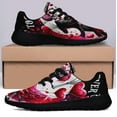 thumbnail image 3 of Skull Couple Dancing Happy Valentine's Day Together Forever Shoes Sneakers Black Size 11.5, 3 of 7